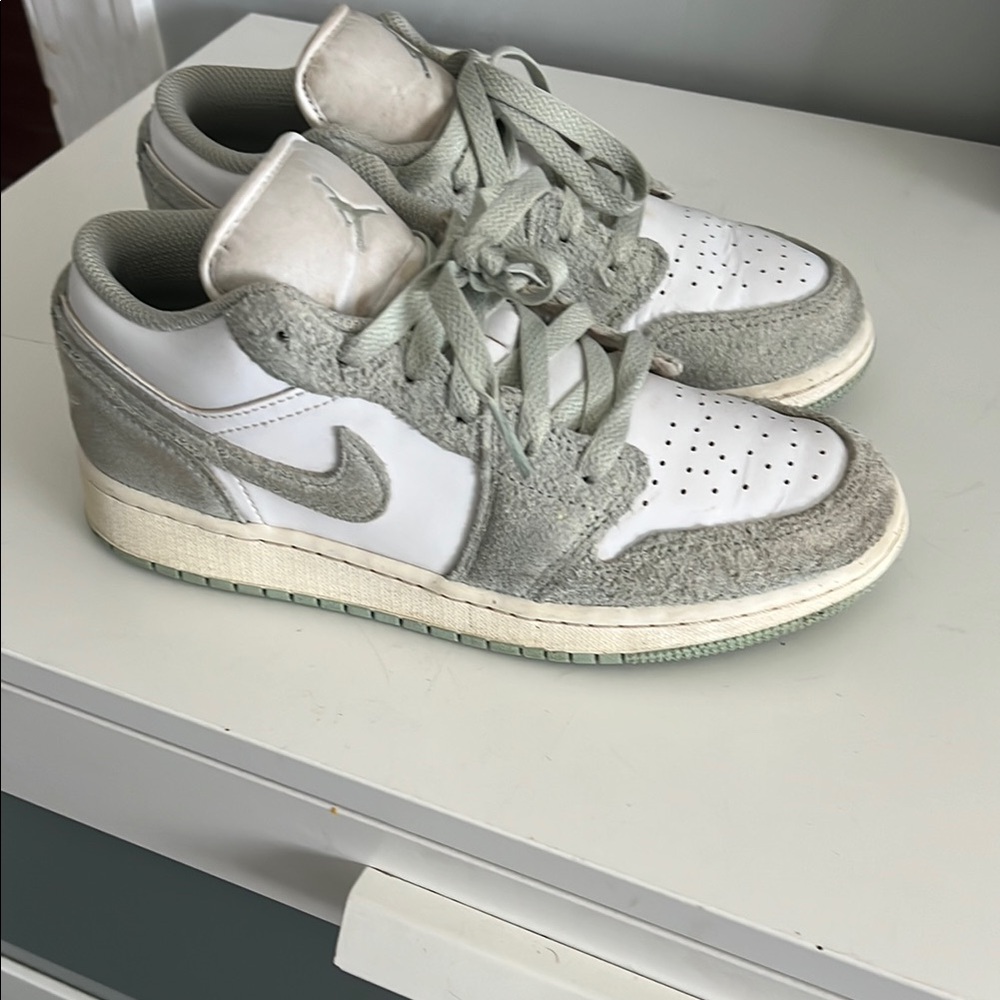 Nike Air Jordan Sneakers 1 Low SE. white/sail/ seafoam - Picture 7 of 7